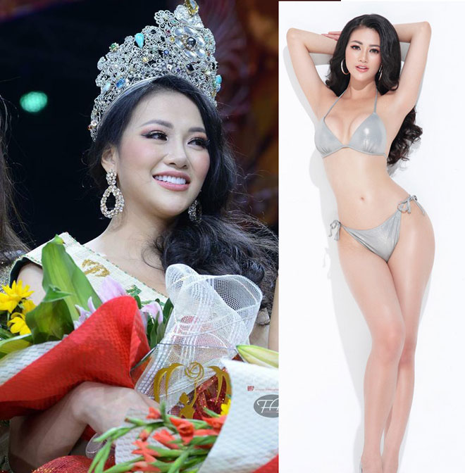 Hoa hậu Trái đất Phương Khánh "hành xác" bằng nẹp sắt để có eo 58m - 1