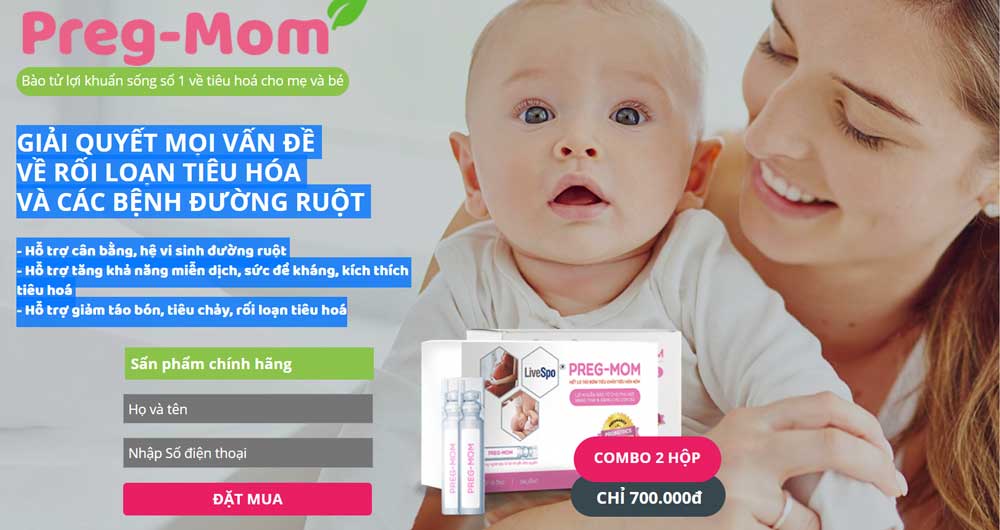 Preg-Mom Trị chứng biếng ăn thấp còi ở trẻ