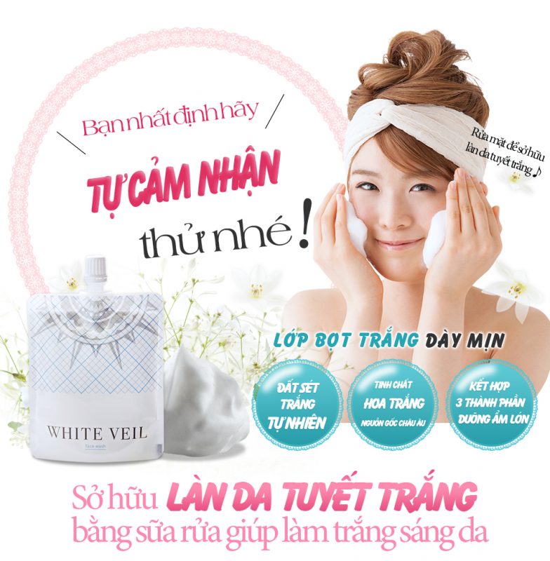 Sữa rửa mặt tốt nhất White Veil