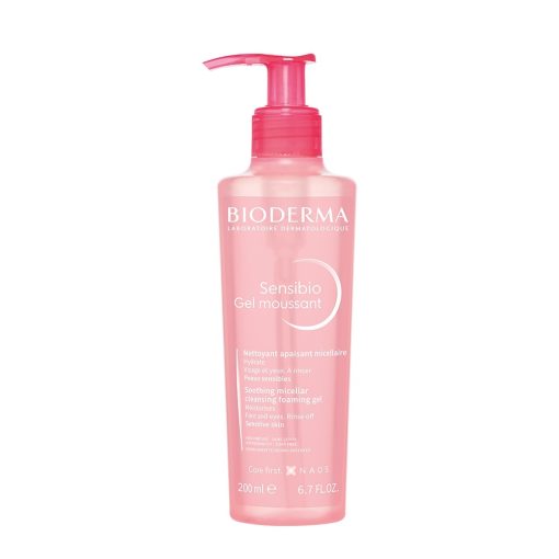 sữa rửa mặt bioderma hồng