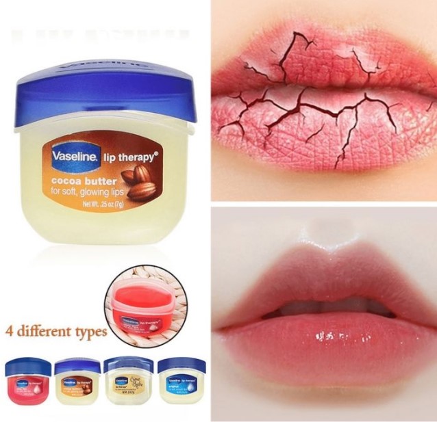 cách làm tẩy tế bào chết môi bằng vaseline