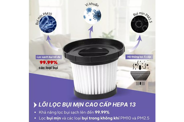 máy hút bụi không dây Mocato Yuka A8