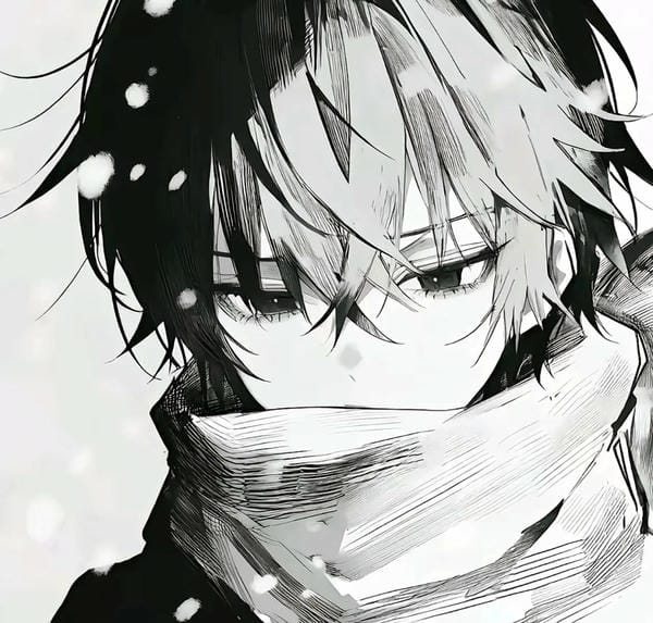 avatar anime đen trắng (13)