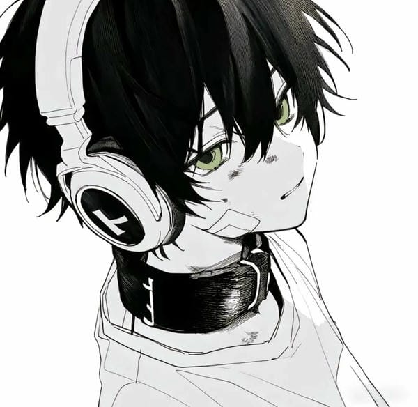 avatar anime đen trắng (16)