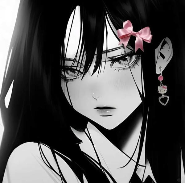 avatar anime đen trắng (23)