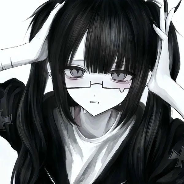 avatar anime đen trắng (4)