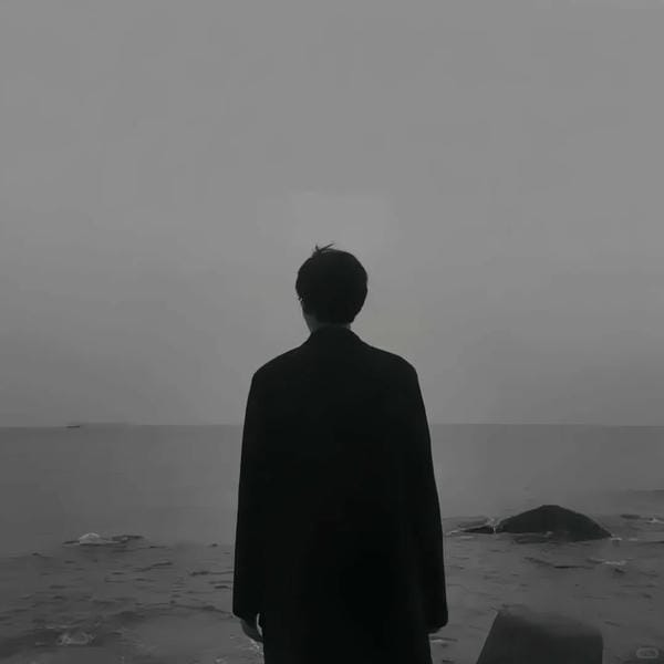 avatar đen trắng buồn (25)