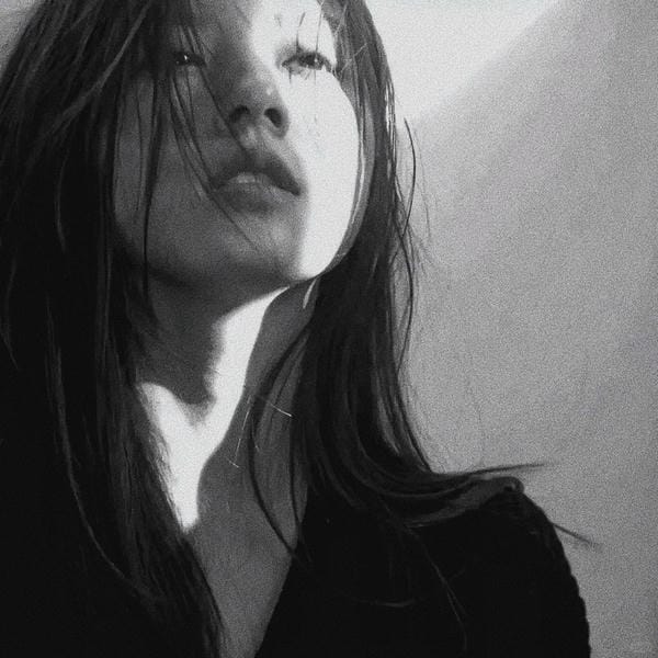 avatar đen trắng buồn (26)