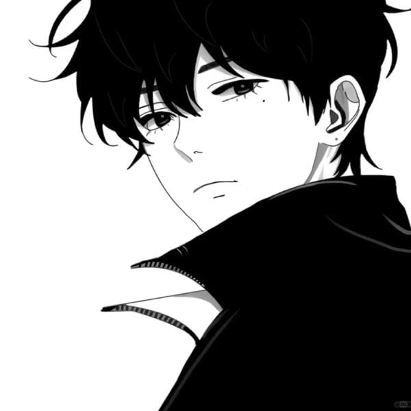 avatar đôi anime đen trắng (37)