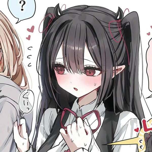 avatar đôi bạn thân nữ anime (2)