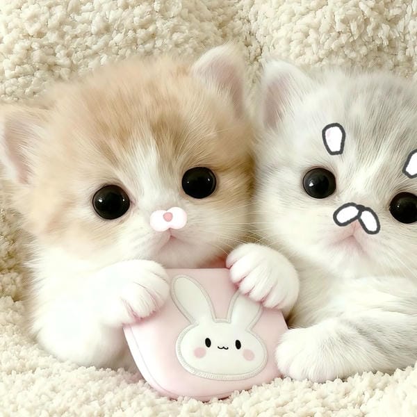 avatar đôi cute mèo (8)