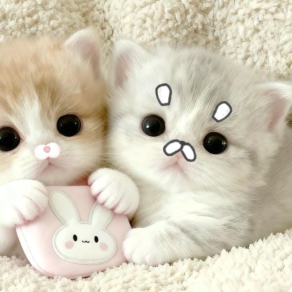 avatar đôi cute mèo (9)